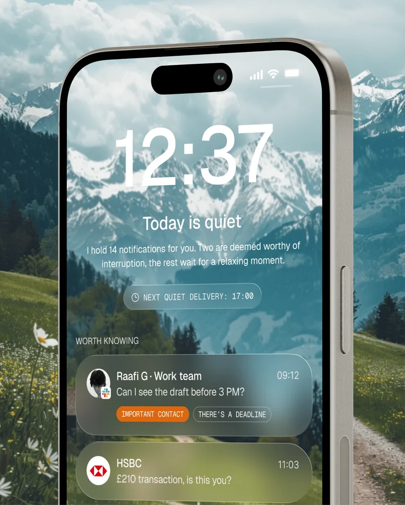 Manajemen notifikasi AI