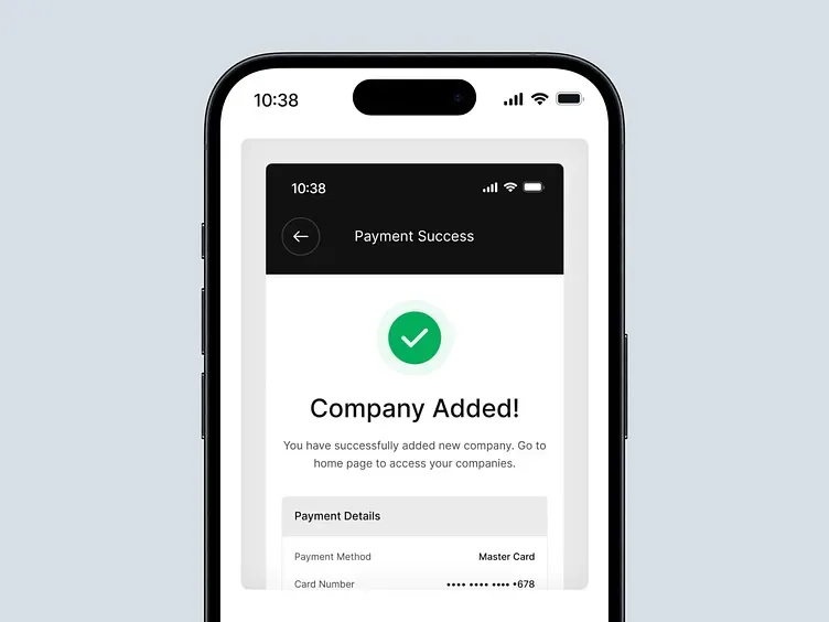 Onboarding aplikasi perwakilan perusahaan, tampilan 2