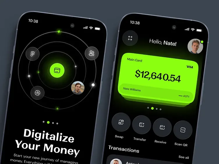 Aplikasi bank digital Fizzie, tampilan 2